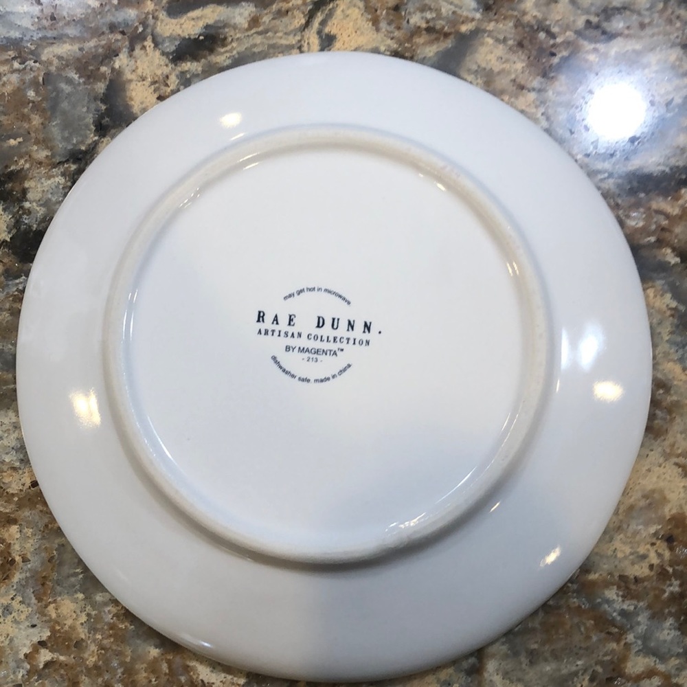 Rae Dunn JOY plate - Picture 2 of 2